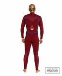 O'NEILL WOMENS HYPERFREAK FIRE CHEST ZIP FULL 4/3MM - BLK/BLK