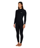 O'NEILL WOMENS REACTOR 2 GBS BACK ZIP FULL 3/2MM - BLACK