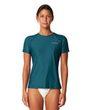 SALINA SS UV TEE - DEEP TEAL