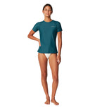 SALINA SS UV TEE - DEEP TEAL