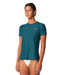 SALINA SS UV TEE - DEEP TEAL