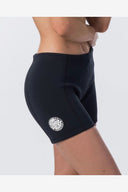 WMNS DPATROL 1MM NEO SHORTS - BLACK