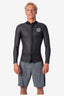 RIP CURL DAWN PATROL 1.5M LONG SLEEVE WETSUIT JACKET - BLACK