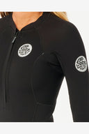 RIP CURL G-BOMB 2.0 LONG SLEEVE SPRING 1MM E STITCH - BLACK