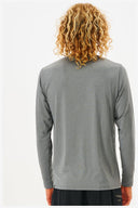 RIP CURL CORP ICON LONG SLEEVE UV TEE - GREY MARLE
