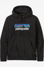 PATAGONIA P-6 LOGO UPRISAL HOODY BLACK