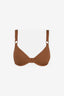 RHYTHM AVOCA RING UNDERWIRE TOP - CHOCOLATE