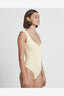 BARE BY CHARLIE HOLIDAY THE SWEETHEART BODY SUIT - BUTTER