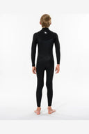 RIPCURL RIP CURL KIDS DAWN PATROL 32MM CHEST ZIP WETSUIT - BLACK
