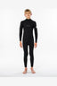 RIPCURL RIP CURL KIDS DAWN PATROL 32MM CHEST ZIP WETSUIT - BLACK