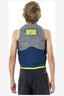 RIP CURL BOYS DAWN PATROL BUOY VEST 4-16 YEARS - BLUE GREY 