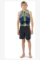 RIP CURL BOYS DAWN PATROL BUOY VEST 4-16 YEARS - BLUE GREY 