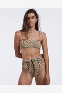 CHARLIE HOLIDAY BELLA BANDEAU ZEBRA MOUNT SURF SHOP CHARLIEHOLIDAY