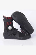 RIP CURL FLASHBOMB 3MM NARROW HIDDEN SPLIT TOE - BLACK