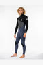 RIP CURL FLASHBOMB 43MM CHEST ZIP WETSUIT - SLATE