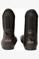 GIRLS SPLIT TOE BOOTIE 3MM - SOLID BLACK