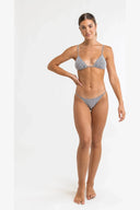 RHYTHM GEO STRING PANT BLACK / WHITE