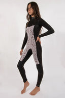 WOMENS SEVEN SEAS 4/3 CHEST FULL - SOLID BLACK