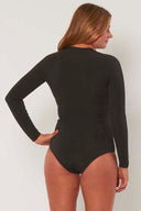 SISSTREVOLUTION SUMMER SEAS L/S CHEEKY SOLID BLACK