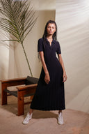 RUE STIIC LUISA KNIT DRESS - BLACK