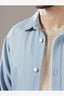 JUST ANOTHER FISHERMAN TRANSOM OVER SHIRT BLUE DENIM