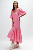 RUESTIIC LYRA MAXI DRESS - PEONY PINK