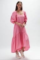 RUESTIIC LYRA MAXI DRESS - PEONY PINK