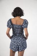 THING THING LOLA TOP JAGGED FLOWER