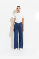 MISFIT WOMEN'S MAKERS WIDE JEAN - TRUE BLUE
