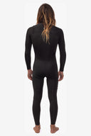 VISSLA 7 SEAS 4-3 FULL CHEST ZIP WETSUIT - BLACK