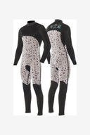 HIGH SEAS II 3/2mm CHEST ZIP FULL SUIT - STEALTH