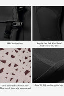 VISSLA 7 SEAS 4-3 FULL CHEST ZIP WETSUIT - BLACK