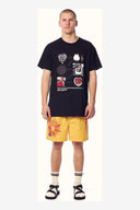 MISFIT NOR NINA 50/50 SS TEE - PIGMENT BLACK