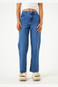 AFENDS SHELBY - HEMP DENIM WIDE LEG JEAN LONG - AUTHENTIC BLUE