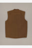 JUST ANOTHER FISHERMAN OIL CHANGE VEST - SADDLE BROWN