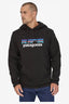 PATAGONIA P-6 LOGO UPRISAL HOODY BLACK