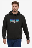 PATAGONIA P-6 LOGO UPRISAL HOODY BLACK