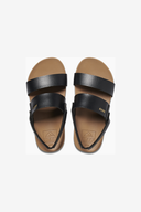 REEF LITTLE VISTA BLACK TAN TODDLE SANDALS 