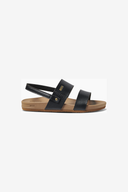 REEF LITTLE VISTA BLACK TAN TODDLE SANDALS