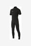 VISSLA 7 SEAS 2-2 SS FULL BACK ZIP SHORT SLEEVE WETSUIT SPRING SUIT BLACK