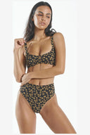 THRILLS DAISY CROP BIKINI TOP BLACK MOUNTSURFSHOP 