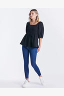 SASS TILLY TOP - NAVY
