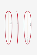 TORQ TET 9'0" LONGBOARD - RED / PINLINE