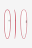 TORQ TET 9'0" LONGBOARD - RED / PINLINE