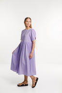 THING THING MADELINE DRESS PURPLE ROSE THINGTHING