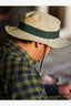 JUST ANOTHER FISHERMAN VOYAGER WIDE BRIM - LIGHT GREY/GREEN