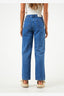 AFENDS SHELBY - HEMP DENIM WIDE LEG JEAN LONG - AUTHENTIC BLUE