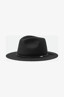 BRIXTON WESLEY FEDORA - BLACK