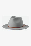 BRIXTON WESLEY FEDORA FELT HAT GREY