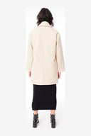 HUFFER SIENNA WOOL COAT - OAT MARLE